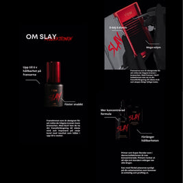 SLAY COLLECTION - primer, lim, superbonder & fransar för fransförlängning